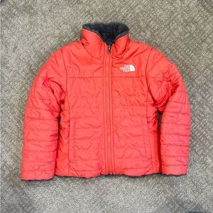 The North Face Girls' Red Insulated Puffer Jacket